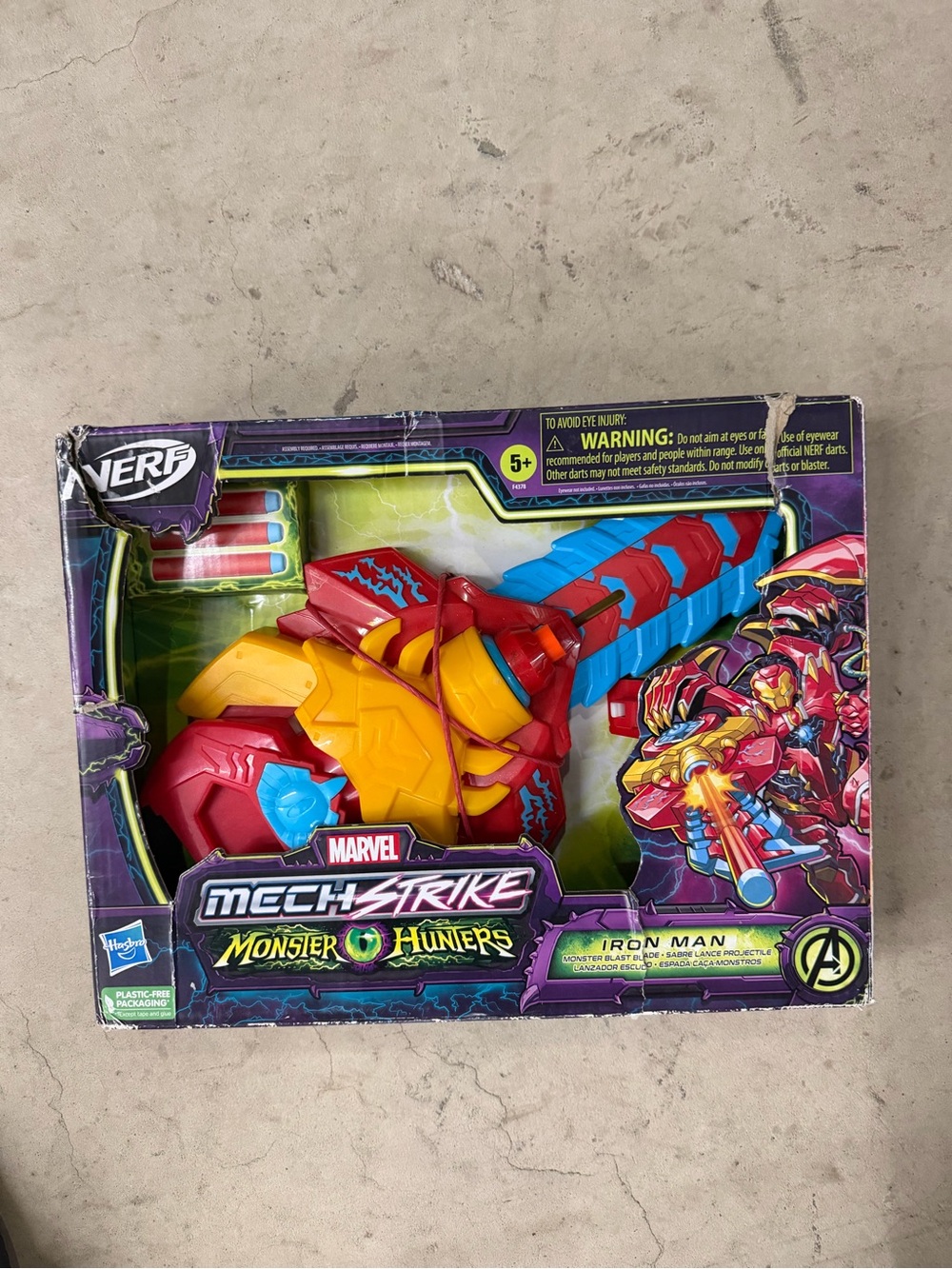 New Nerf Mech Strike Monster Hunters Iron Man Blaster Toy